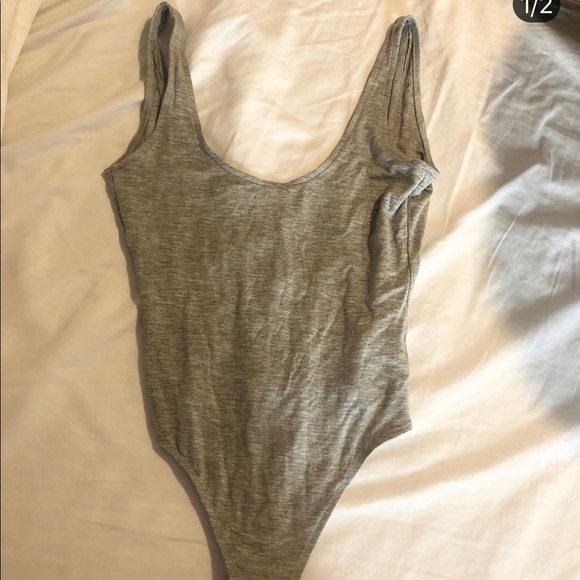 BRAND NEW Grey Bodysuit - Picture 3 of 3